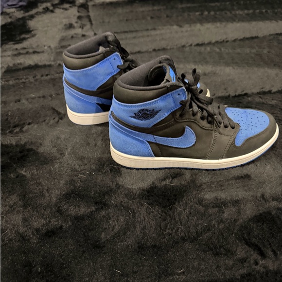 Jordan Other - Jordan Black and Blue Suede 1s